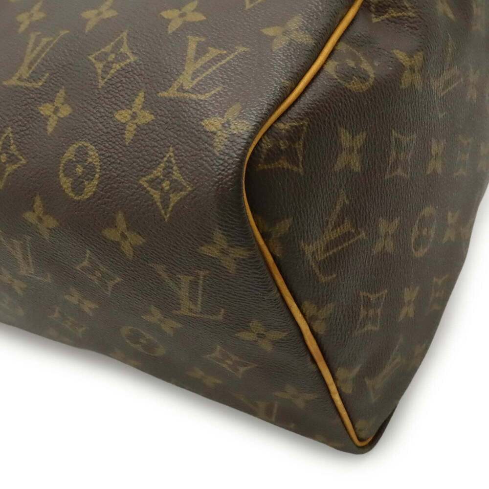 LOUIS VUITTON Brown Monogram Speedy 30 Boston Bag - Picture 4 of 10